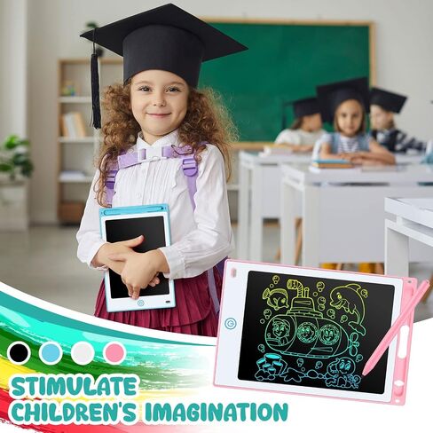Zhehao 20 Pack 8.5 Inch LCD Writing Tablet Drawing Board,Pastel,Classic in Kuwait