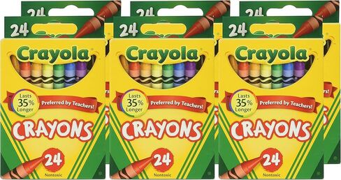 Crayola Crayons 24 In A Box (Pack of 6) 144 Crayons in total in Saudi Arabia