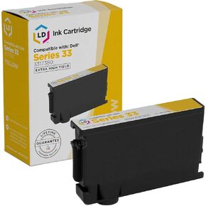 LD Compatible Ink Cartridge Replacement for Dell 331-7380 GRW63 Extra High Yield (Yellow) in Kuwait