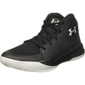 Under Armour unisex child Pre School Jet 2019 Basketball Shoe, Black (001 Black, 2 Little Kid US in Saudi Arabia