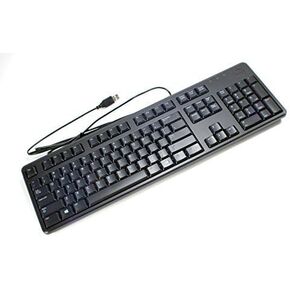 Aquamoon Trading New KB212-B Genuine Dell External USB Wired Black US-English 104-Key w/Number Pad Input Data Communication DJ454 5P02F 4G481 Performance Keyboard SK-8120 L50U KB-4021 in Kuwait