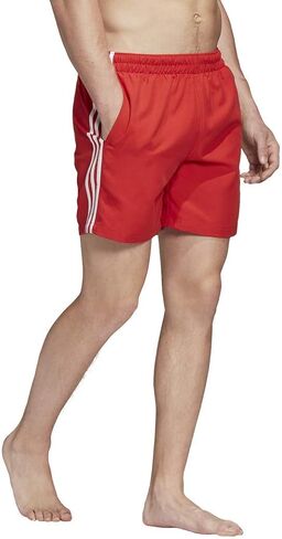 adidas Originals Men's 3 Stripe Swim Shorts Board Shorts in Saudi Arabia