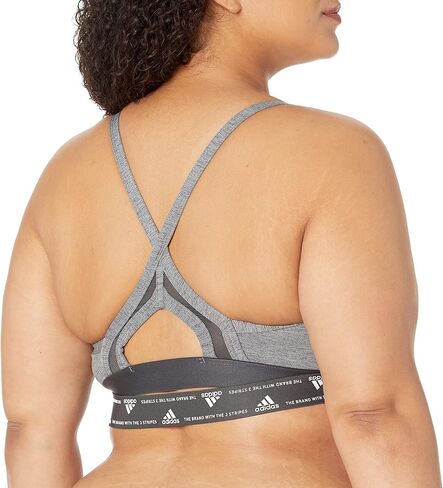 adidas Women's Training Light Support 3 Stripe Bra in Kuwait