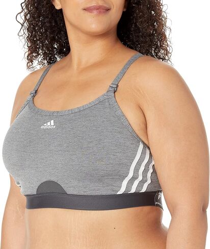 adidas Women's Training Light Support 3 Stripe Bra in Kuwait