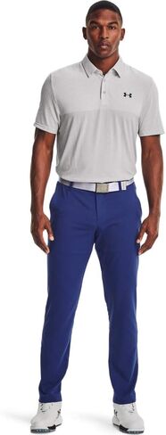 قميص بولو رجالي من Under Armour مطبوع عليه Vanish Seamless Blocked Golf in Kuwait