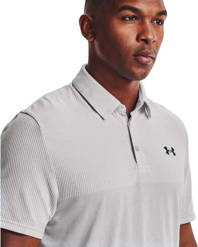 قميص بولو رجالي من Under Armour مطبوع عليه Vanish Seamless Blocked Golf in Kuwait