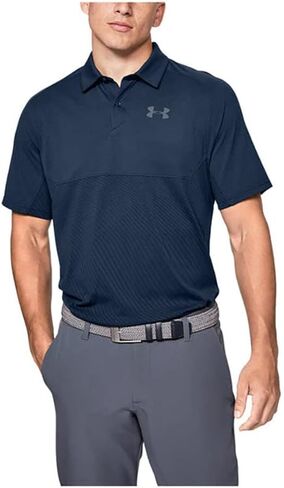 قميص بولو رجالي من Under Armour مطبوع عليه Vanish Seamless Blocked Golf in Kuwait