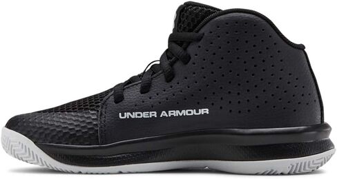 Under Armour unisex child Pre School Jet 2019 Basketball Shoe, Black (001 Black, 2 Little Kid US in Saudi Arabia