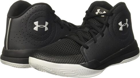 Under Armour unisex child Pre School Jet 2019 Basketball Shoe, Black (001 Black, 2 Little Kid US in Saudi Arabia