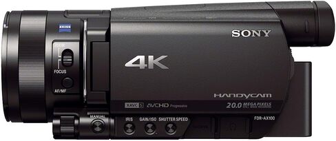 Sony Handycam FDR-AX100/B 4K 14.2 MP Video Camera Camcorder 3.5-Inch LCD (Black) (Renewed) in Saudi Arabia