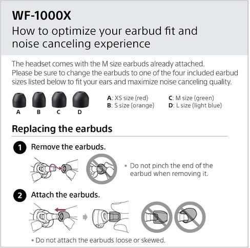 Sony Premium Noise Cancelling True Wireless Headphones - Gold (WF1000X/NM1) (Renewed) in Kuwait