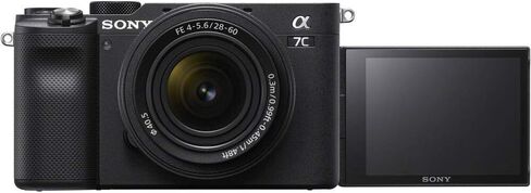 Sony Alpha a7C Mirrorless Digital Camera with 28-60mm Lens (Black) (ILCE7CL/B) + 64GB Memory Card + NP-FZ-100 Battery + Corel Photo Software + Case + External Charger + Card Reader + More (Renewed) in Saudi Arabia
