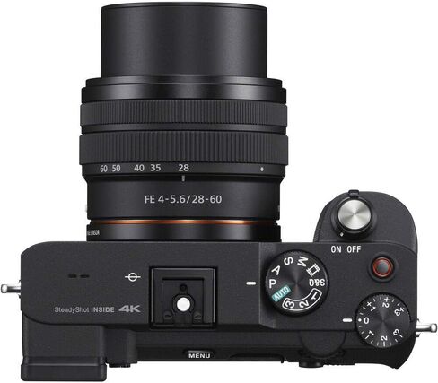 Sony Alpha a7C Mirrorless Digital Camera with 28-60mm Lens (Black) (ILCE7CL/B) + 64GB Memory Card + NP-FZ-100 Battery + Corel Photo Software + Case + External Charger + Card Reader + More (Renewed) in Saudi Arabia