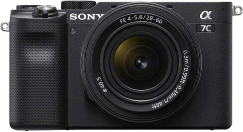 Sony Alpha a7C Mirrorless Digital Camera with 28-60mm Lens (Black) (ILCE7CL/B) + 64GB Memory Card + NP-FZ-100 Battery + Corel Photo Software + Case + External Charger + Card Reader + More (Renewed) in Saudi Arabia