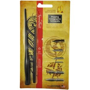 Speedball B-Series Lettering Pen Set - 1 Penholder w/ 6 Nibs in Saudi Arabia