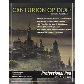 Centurion Deluxe Oil Primed Linen Pad (11 x 14) – Lightweight, Easy to Travel Canvas Pad - Art Pad for Plein Air Painting in Saudi Arabia