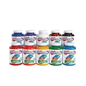 ألوان طلاء أصابع قابلة للغسل للأطفال، كل منها 16 أونصة سائلة، 10 ألوان، طلاء غير سام، طلاء أصابع الأطفال، طلاء أصابع حسي، طلاء أطفال، رسم يدوي، طلاء أصابع أطفال، طلاء أصابع للأطفال الصغار in Kuwait