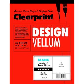 وسادة فايللم بتصميم 1000 ساعة من Clearprint 16 رطل، 100% قطن، 8-1/ in Kuwait