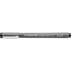 Staedtler Pigment Liner 308 Black 0.6 mm Pack of 10