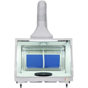 مجموعة حجيرة رش البخاخة فائقة القوة من أوفير، حجيرة رش طلاء محمولة مع مرشح أضواء LED لهوايات النماذج، والحرف اليدوية، والأظافر، والكعك، والقميص in Saudi Arabia