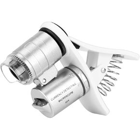 Microscope Accessories Kit for Adult 60X Optical Zoom Magnifier Micro Camera Clip LED Lenses Accessory in Kuwait