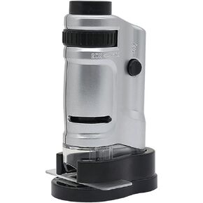 Microscope Accessories Kit for Adult Mini Microscope Handheld Portable Microscope with LED Light 20X-40X Zoom Microscope Magnifier Accessory in Kuwait