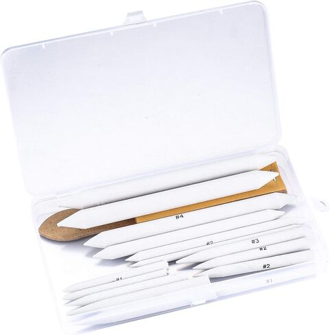 مجموعة اختام المزج والتورتيليون 16 قطعة من جيه ام اتش نيوهوب، مجموعة اختام مزج ورق، ادوات رسم فنية ورقية، ادوات رسم للطلاب والرسم والتلطيخ والتلطيخ واقلام الرصاص الملونة والفحم والجرافيت in Kuwait