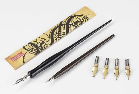 Speedball B-Series Lettering Pen Set - 1 Penholder w/ 6 Nibs in Saudi Arabia