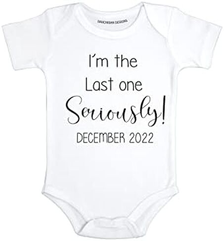 Last One Seriously Funny baby announcement for family second third child announcement gifts in Saudi Arabia