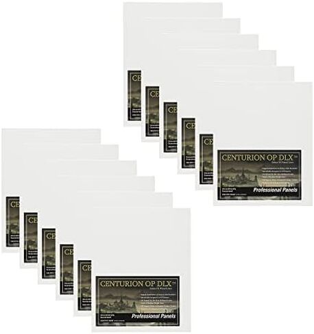 Centurion Deluxe Professional Oil Primed Linen Canvas Panels - 11x14-3 Pack of Linen Canvases for Painting, Artwork and More in Kuwait