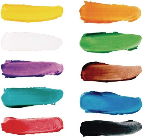 ألوان طلاء أصابع قابلة للغسل للأطفال، كل منها 16 أونصة سائلة، 10 ألوان، طلاء غير سام، طلاء أصابع الأطفال، طلاء أصابع حسي، طلاء أطفال، رسم يدوي، طلاء أصابع أطفال، طلاء أصابع للأطفال الصغار in Kuwait