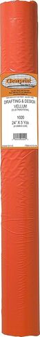 Clearprint 1000H Design Vellum Roll, 16 lb., 100% Cotton, 24 Inches W x 20 Yards Long, Translucent White, 1 Each (10101130) in Saudi Arabia