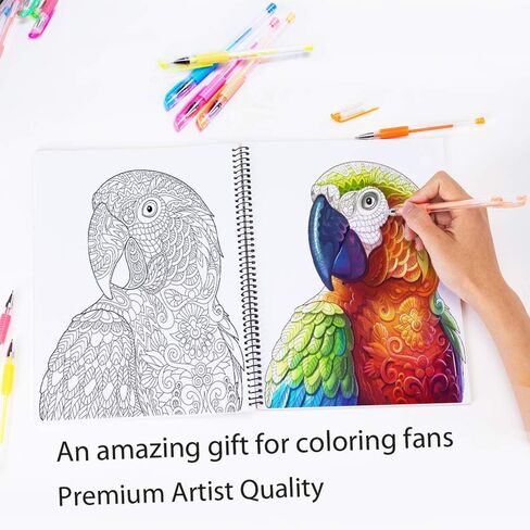 اقلام جل لامعة - اقلام جل ملونة - قلم جل للاطفال - مجموعة اقلام جل تلوين - اقلام جل لامعة للبالغين وكتب تلوين ورصاصة الرسم in Kuwait