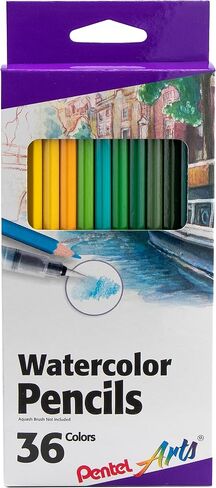Pentel Arts Colored Pencils, Assorted Colors, Set of 12 (CB8-12) in Kuwait