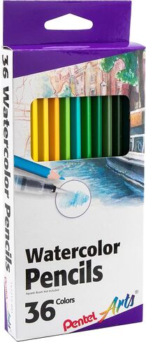 Pentel Arts Colored Pencils, Assorted Colors, Set of 12 (CB8-12) in Kuwait