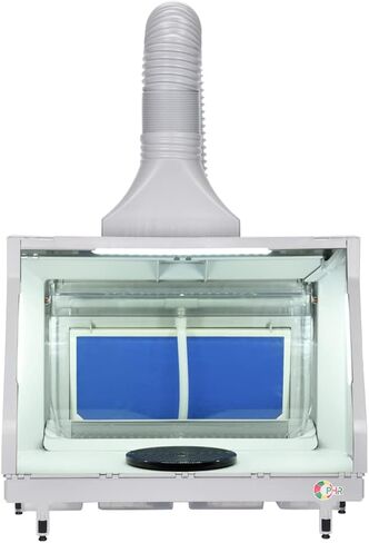 OPHIR Water Curtain Airbrush Spray Booth with 3 Filteration, 3 Fans & LEDs in Kuwait