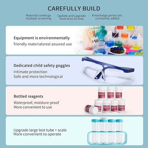SNAEN Science Kit with 30 Science Lab Experiments,DIY STEM Educational Learning Scientific Tools for 3 4 5 6 7 8 9 10 11 Years Old Boys Girls Kids Toys Gift in Saudi Arabia