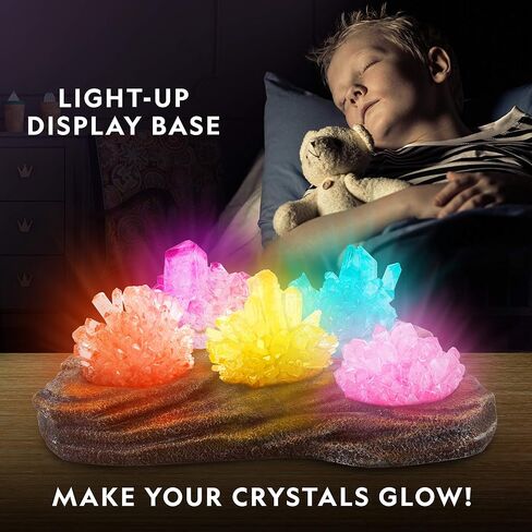 National Geographic Mega Crystal Growing Kit with 6 Crystals for Kids 8-12 in Kuwait