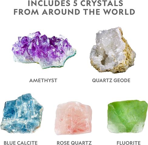 National Geographic Mega Crystal Growing Kit with 6 Crystals for Kids 8-12 in Kuwait