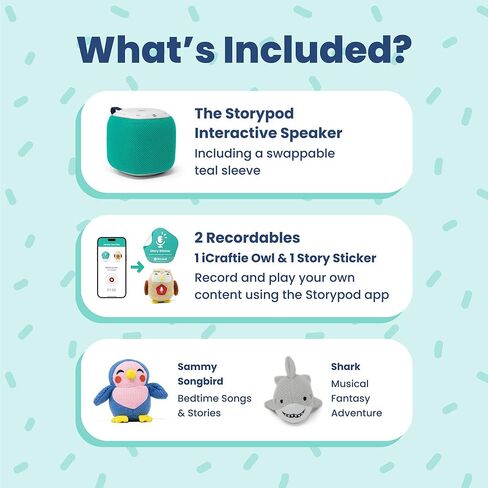 نظام التعلم الصوتي المجاني بشاشة Storypod لمرحلة ما قبل المدرسة، مجموعة المبتدئين لعمر 3 سنوات، لعبة تعليمية تفاعلية للأطفال بعمر ثلاث سنوات، الأطفال الصغار، الأولاد والبنات in Kuwait