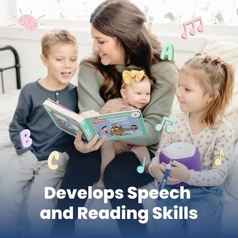 نظام التعلم الصوتي المجاني بشاشة Storypod لمرحلة ما قبل المدرسة، مجموعة المبتدئين لعمر 3 سنوات، لعبة تعليمية تفاعلية للأطفال بعمر ثلاث سنوات، الأطفال الصغار، الأولاد والبنات in Kuwait