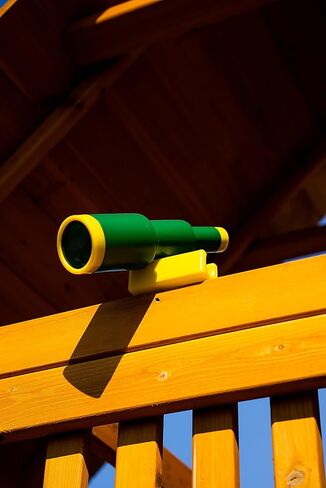 Eastern Jungle Gym Extra Large Plastic Toy Telescope Swing Set Accessory Green for Outdoor Wooden Swing Set in Kuwait