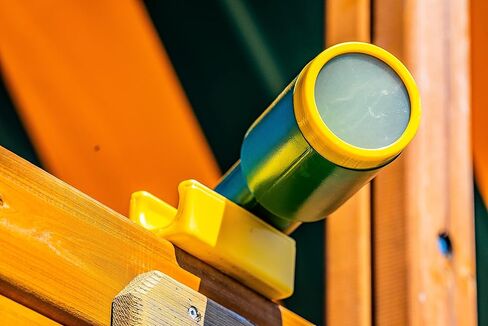 Eastern Jungle Gym Extra Large Plastic Toy Telescope Swing Set Accessory Green for Outdoor Wooden Swing Set in Kuwait