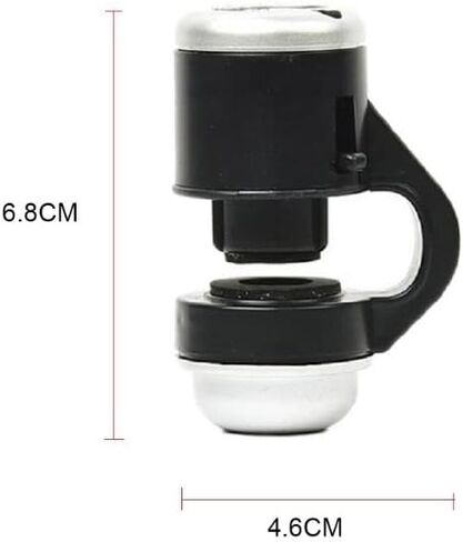 Microscope Accessories Kit for Adult Mobile Phone External Microscope Head LED Light 30 Times HD Micro Fisheye Magnifying Glass Accessory in Kuwait