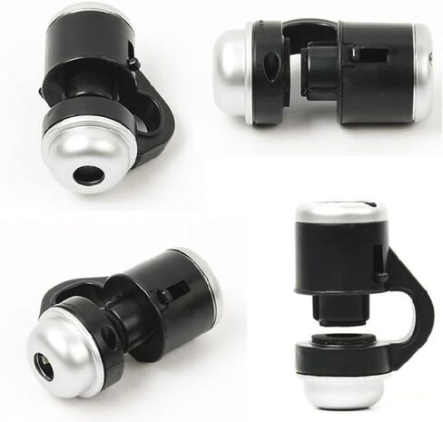 Microscope Accessories Kit for Adult Mobile Phone External Microscope Head LED Light 30 Times HD Micro Fisheye Magnifying Glass Accessory in Kuwait