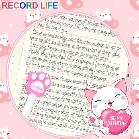 Fluffy Cute Cat Diary with Lock and Pen for Girls,Kids diary, Plush Journal Notebook Set,80 Lined Sheet, School, Birthday Gift A5 in Kuwait