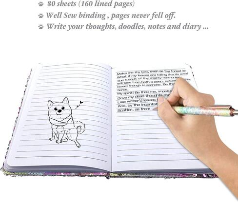 Sequence Girls Journal for Kids, 5x8 Inch 160Page Small Notebooks for Kids in Kuwait