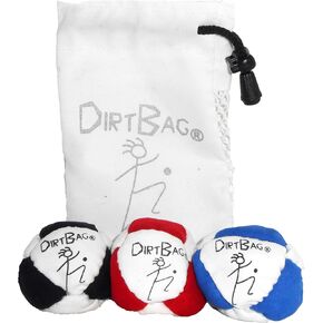 حقيبة قدم كلاسيكية من DIRTBAG Hacky Sack مكونة من 3 قطع مع حقيبة، فريدة من نوعها، مجموعة حقائب قدم مع حقيبة حمل مميزة. in Saudi Arabia