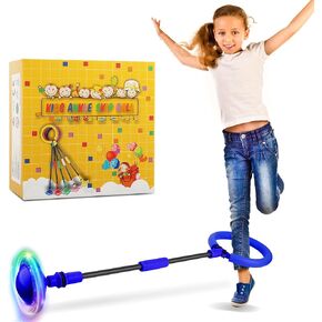 كرة تخطي الكاحل للأطفال، عجلة فلاش ملونة قابلة للطي، كرة تخطي الكرة للأطفال والكبار، ألعاب داخلية وخارجية للأطفال والكبار، هدية للأولاد والبنات للأعمار 5 6 7 8 9 10 11 12 سنة in Kuwait