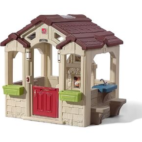 Step2 Charming Cottage Kids Playhouse, Indoor and Outdoor Playset, Interactive Sounds, Toddlers 2 - 10 Years Old, Easy to Assemble Backyard Discovery Playhouse in Saudi Arabia